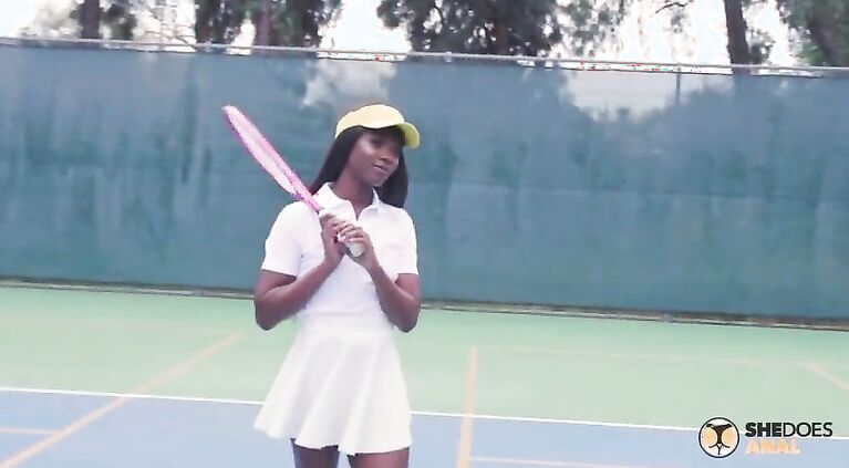 SheDoesAnal - Tennis Babe Ana Foxxx Anal Lessons With Coach