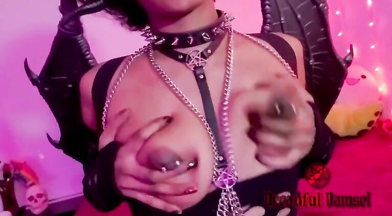 Succubus steals cum BBC seduction breeding