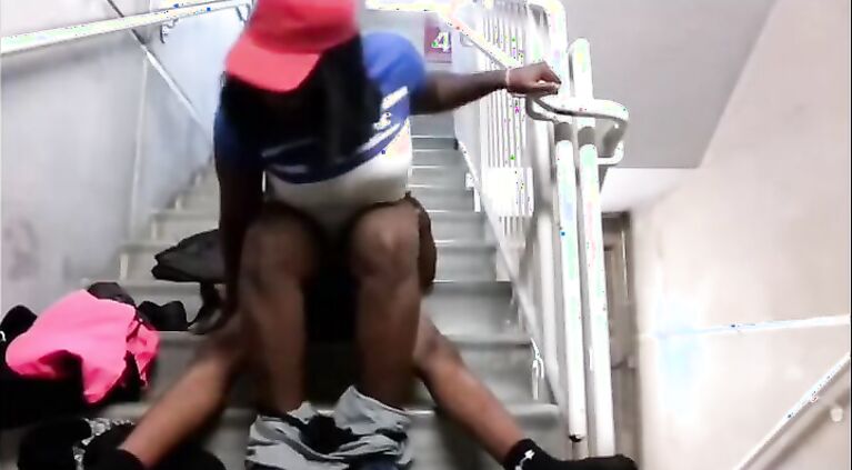 TEENS CAUGHT FUCKING ON THE STAIRWELL