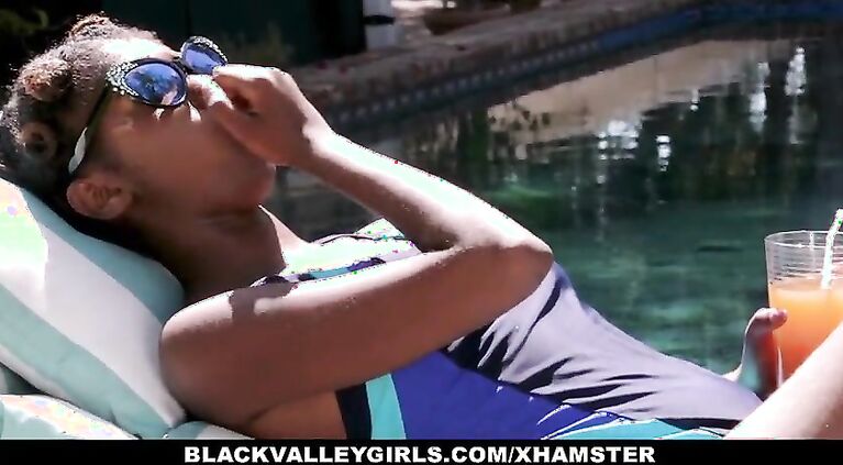 BlackValleyGirls - Hot Ebony Teen Fucks Swim Coach