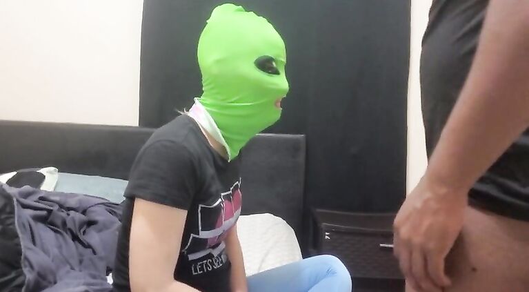 Alien blowjob. 4k