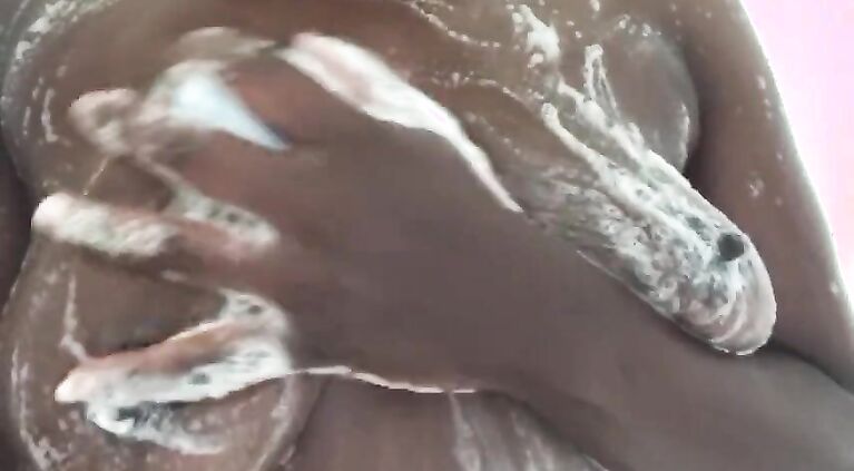 Showering....