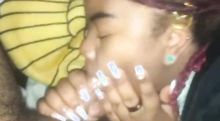 Under cover blowjob