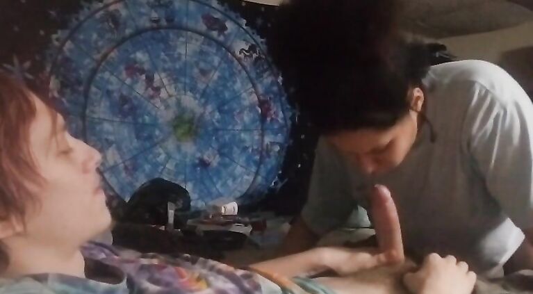 Mixed girl gets face fucked by BWC