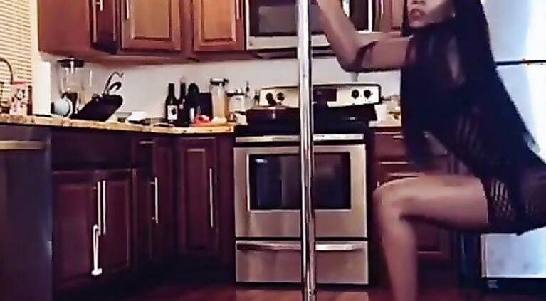 Fishnet Pole Dance