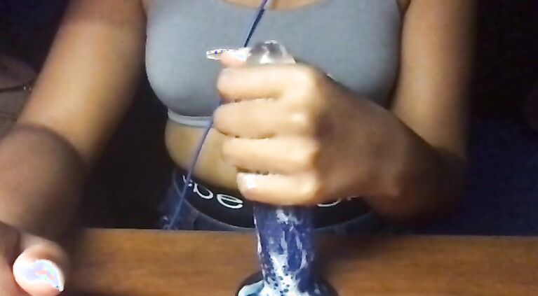 I give you a handjob and show tits