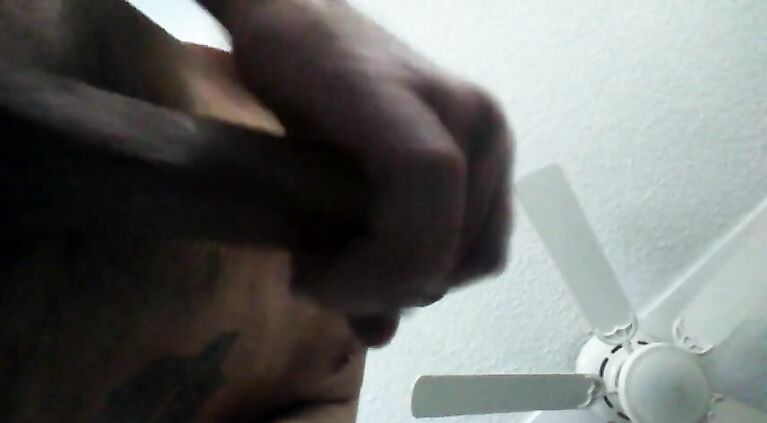 Big cumshot after strokin my cock
