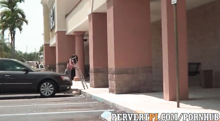 PervertPI - Busted babe with amazing real tits fucks private dick