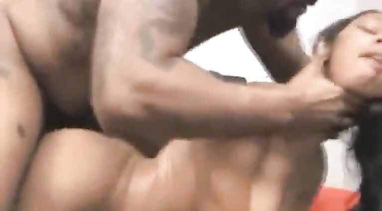 SEXY SKINNY BRUNETTE CHICK DEEP POUNDING BY A HUNKY MAN