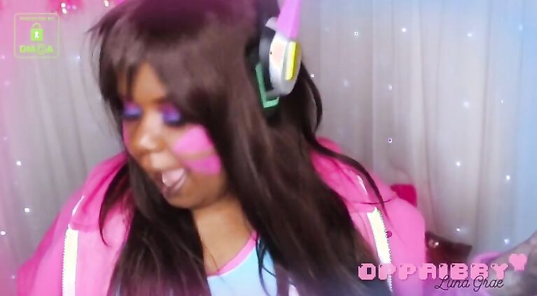 OPPAIBBY - CHUBBY D.VA MUKBANG STUFFING + BELLY WORSHIP (PREVIEW)