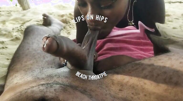 (Beach Throatpie) he tried to hold back lol